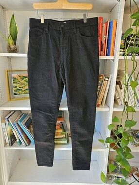 Levis 720 Super Skinny Black Women’s Jeans Classic Slim Fit Size 32 Indie Sleeze
